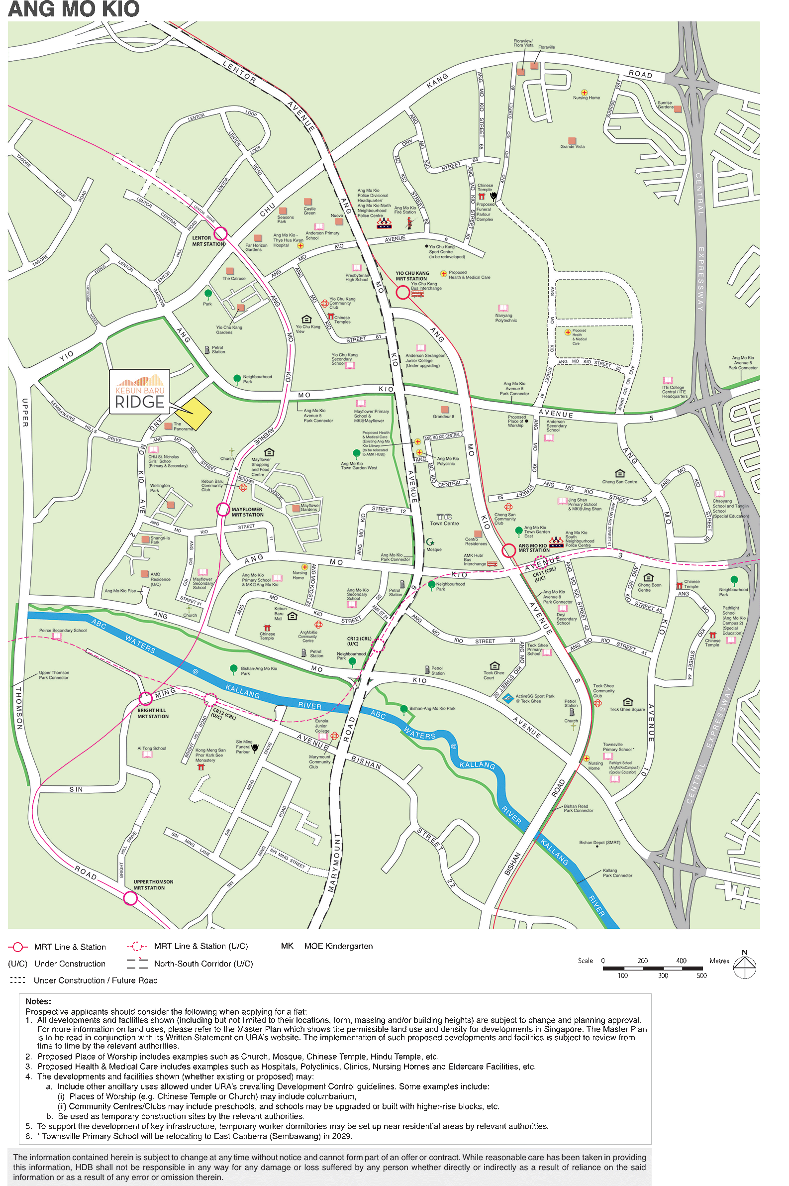 Map of Kebun Baru Ridge BTO